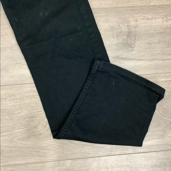 Youth Levi’s 16 Regular XL 28 x 28 Denim Relaxed Straight Jeans Black - Picture 6 of 11